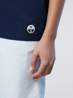 North Sails T-shirt con scollo a V*Donna Outlet|T-shirts