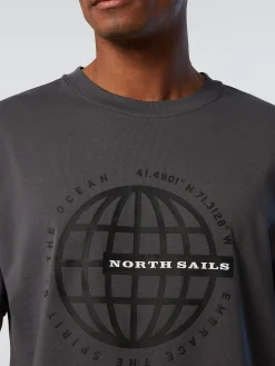 North Sails T-shirt con stampa grafica*Uomo Outlet