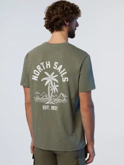 North Sails T-shirt con stampa palme*Uomo Outlet|Outlet