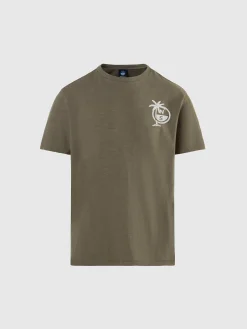 North Sails T-shirt con stampa palme*Uomo Outlet|Outlet