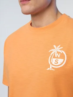 North Sails T-shirt con stampa palme*Uomo Outlet