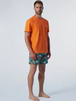 North Sails T-shirt con stampa palme*Uomo Outlet