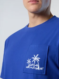 North Sails T-shirt con stampa palme*Uomo Outlet
