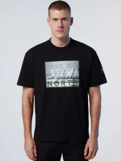 North Sails T-shirt con stampa vintage*Uomo T-shirts