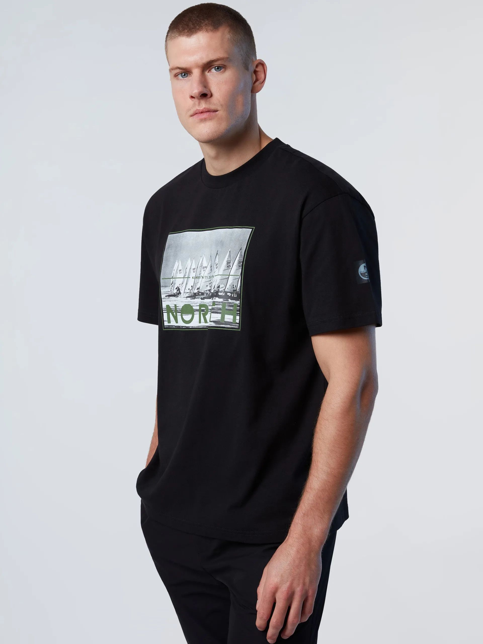 North Sails T-shirt con stampa vintage*Uomo T-shirts