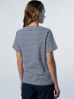 North Sails T-shirt in modal a righe*Donna Outlet|T-shirts