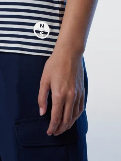 North Sails T-shirt in modal a righe*Donna Outlet|T-shirts