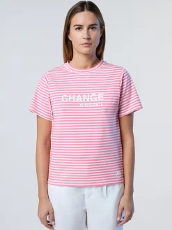 North Sails T-shirt in modal a righe*Donna Outlet|T-shirts