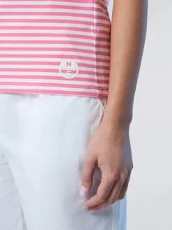 North Sails T-shirt in modal a righe*Donna Outlet|T-shirts