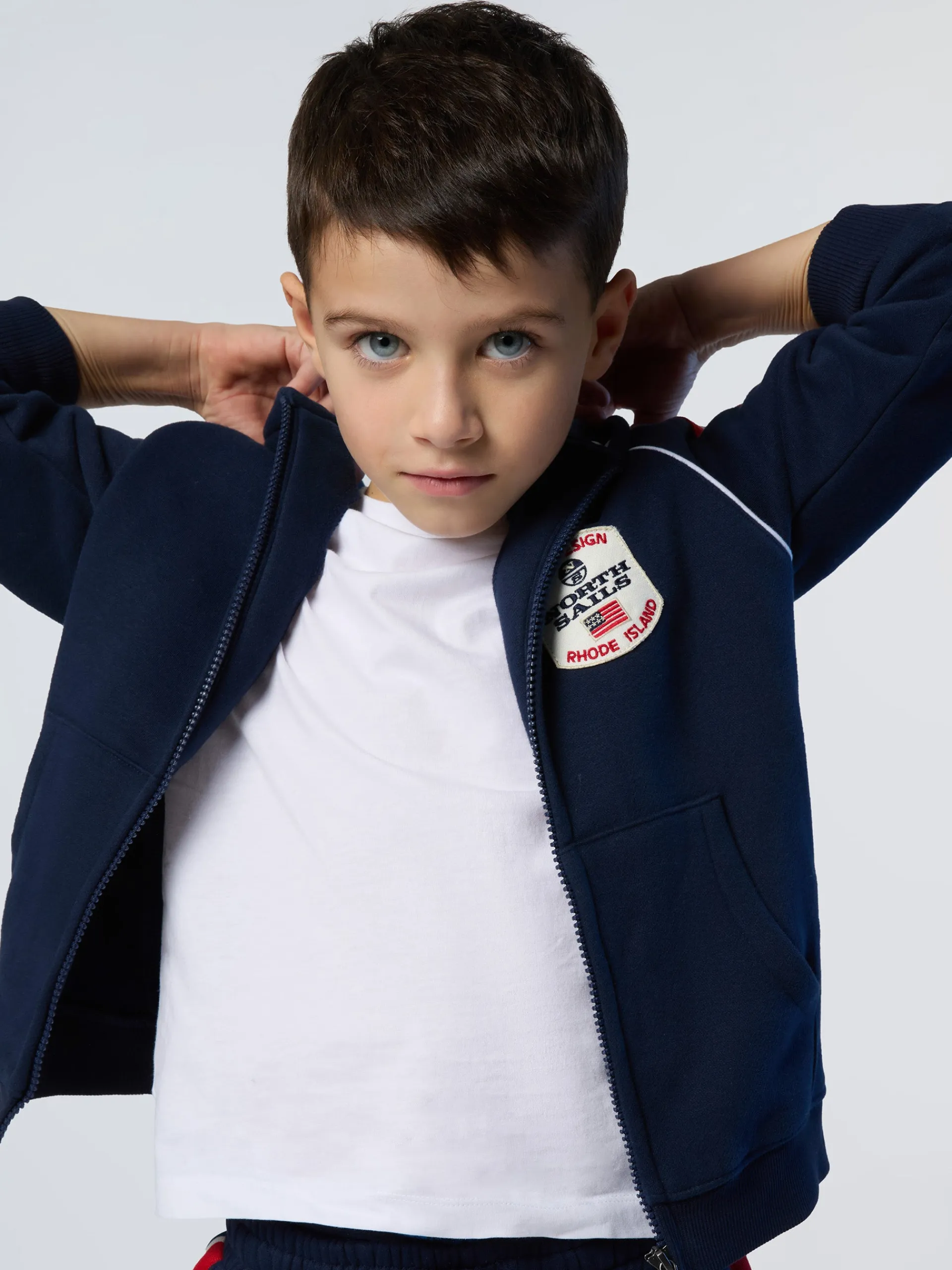 North Sails Tuta jogging con patch* Felpe