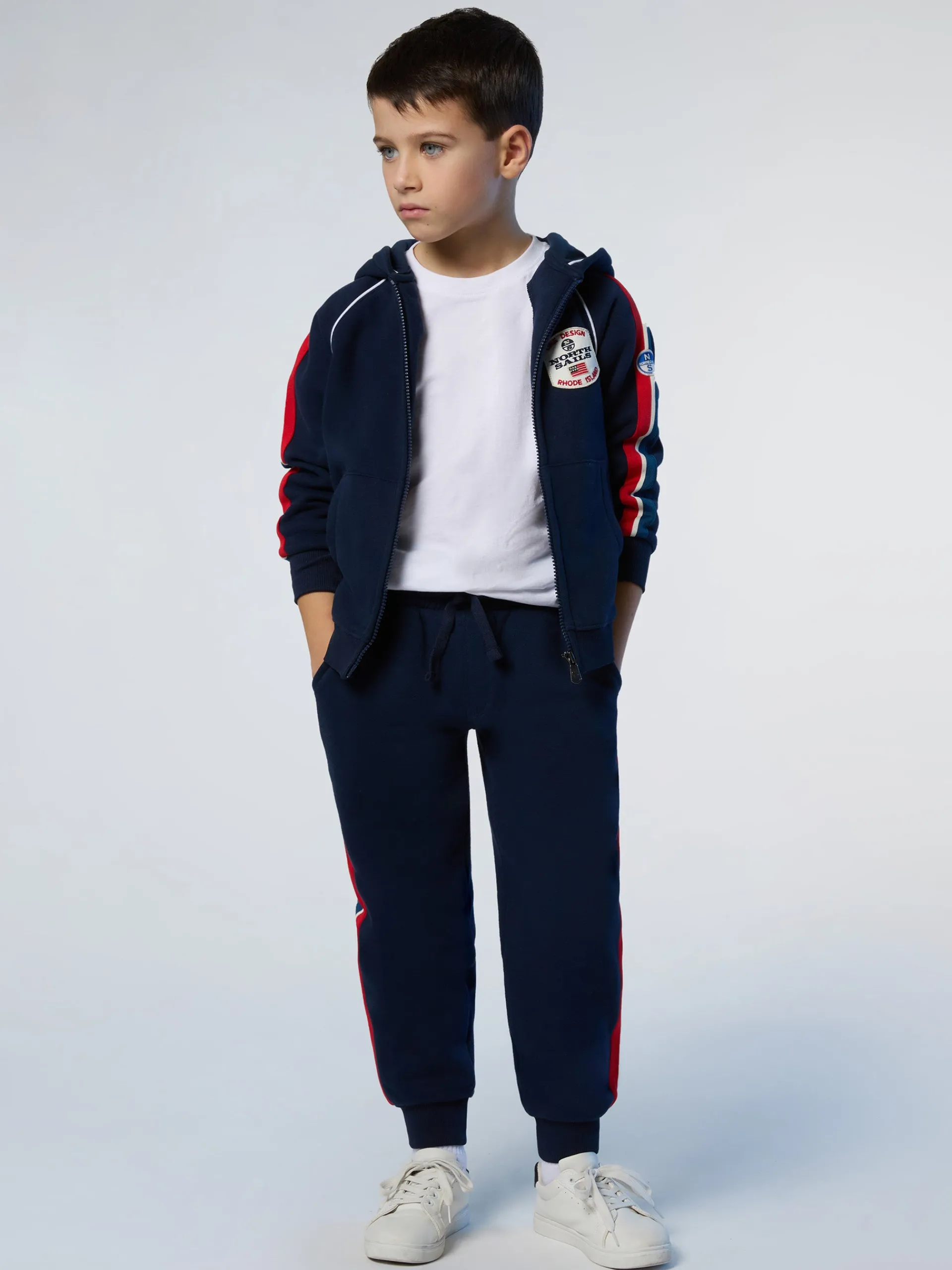 North Sails Tuta jogging con patch* Felpe